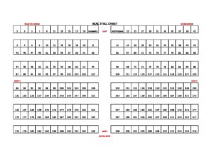 Stall Chart – Bulloch County Agricultural Complex